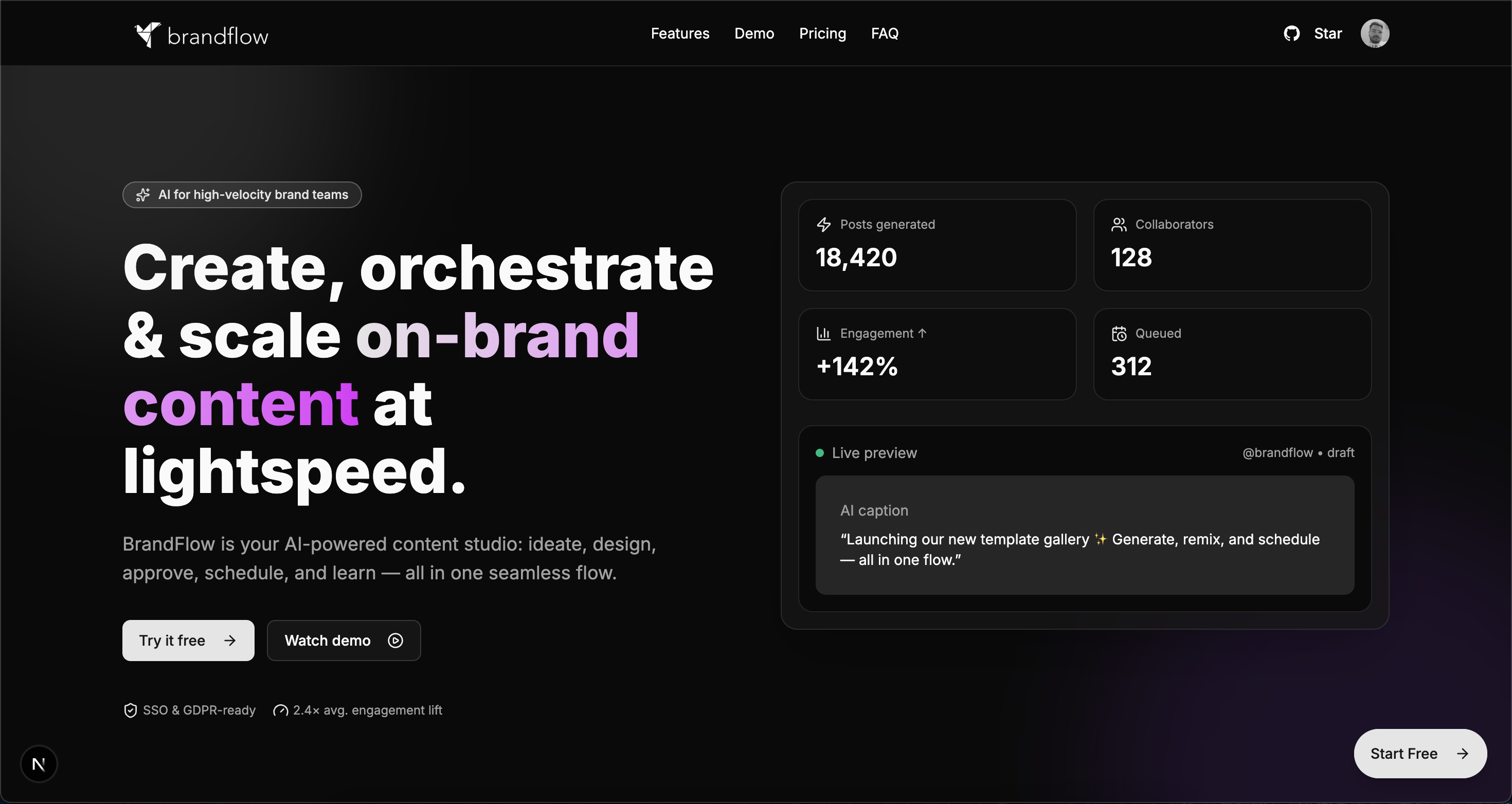 BrandFlow — Marketing Automation (Coming Soon)